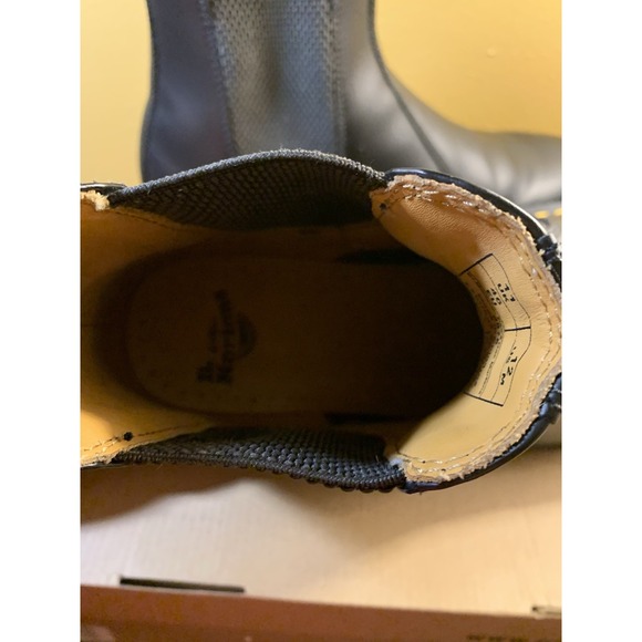 Dr. Doc Martens 2976 Black Leather Pull On Chelsea Boots Men's US SZ 12 - NEW - Picture 11 of 13